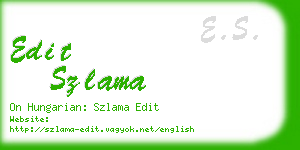 edit szlama business card